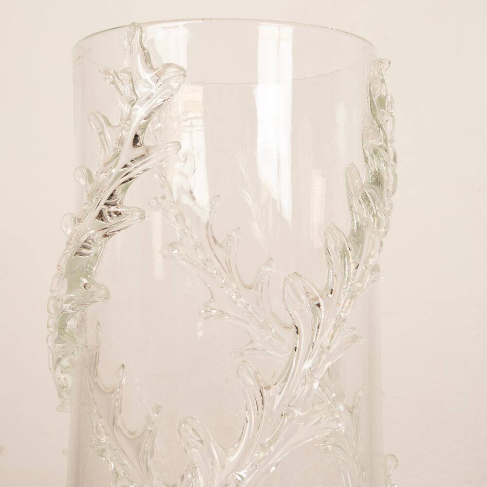 Rare monumental Piumato vase by Barovier & Toso, 1940s