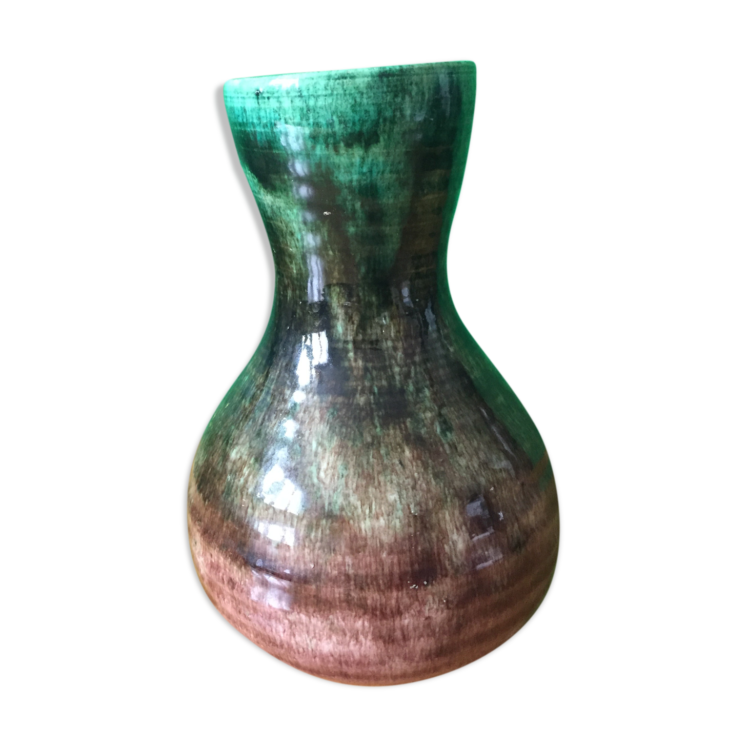 Accolay pottery vase