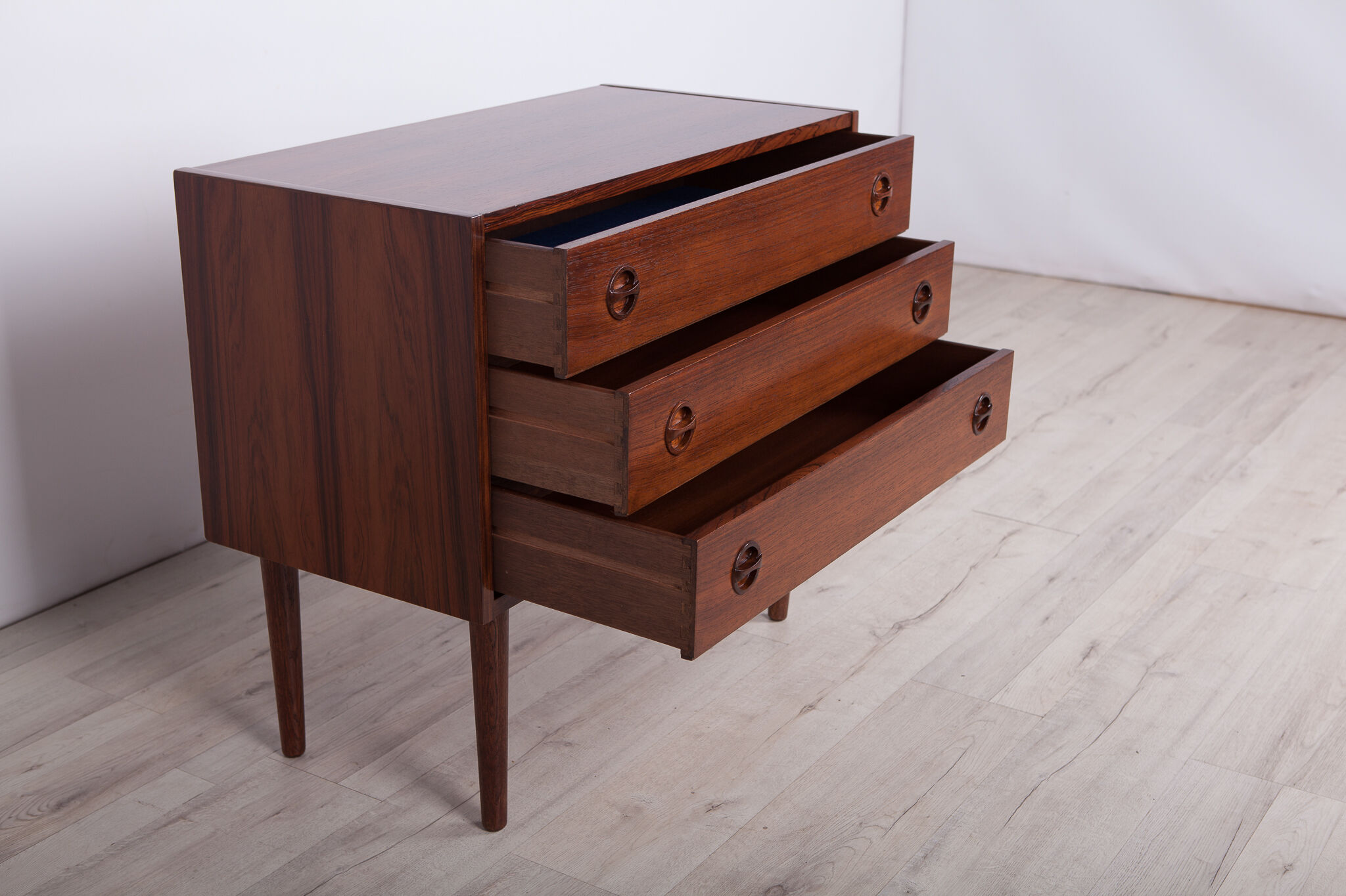 Commode danoise en palissandre du milieu du siècle, années 1960