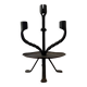 Brutalist wrought iron chandelier from the 60s