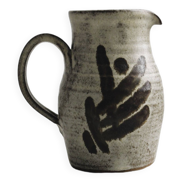 Hastings Pottery Abstract Pattern Ceramic Pitcher.