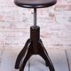 Art Deco Piano Stool in Beech and Iron, Czech, 1940s