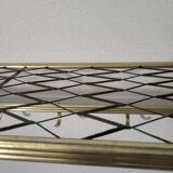 Coat rack in gold aluminum from the 50s and 60s