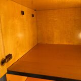 Living room furniture showcase, rosewood veneer secretary of the 70s