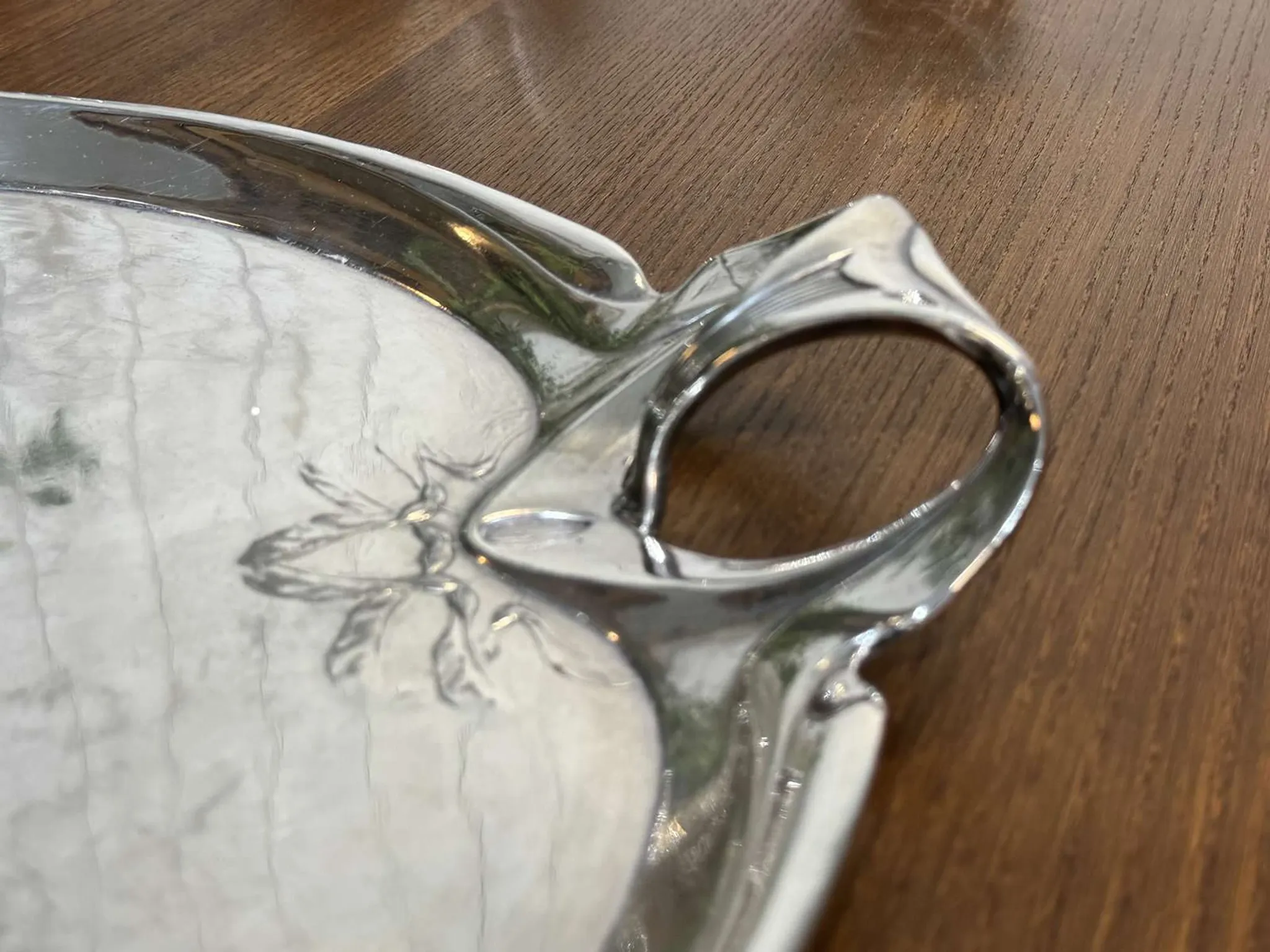 Art Nouveau silver-plated tea/coffee service, 4 pieces.