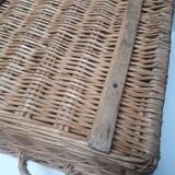 Wicker trunk L75xH53xD48 vintage