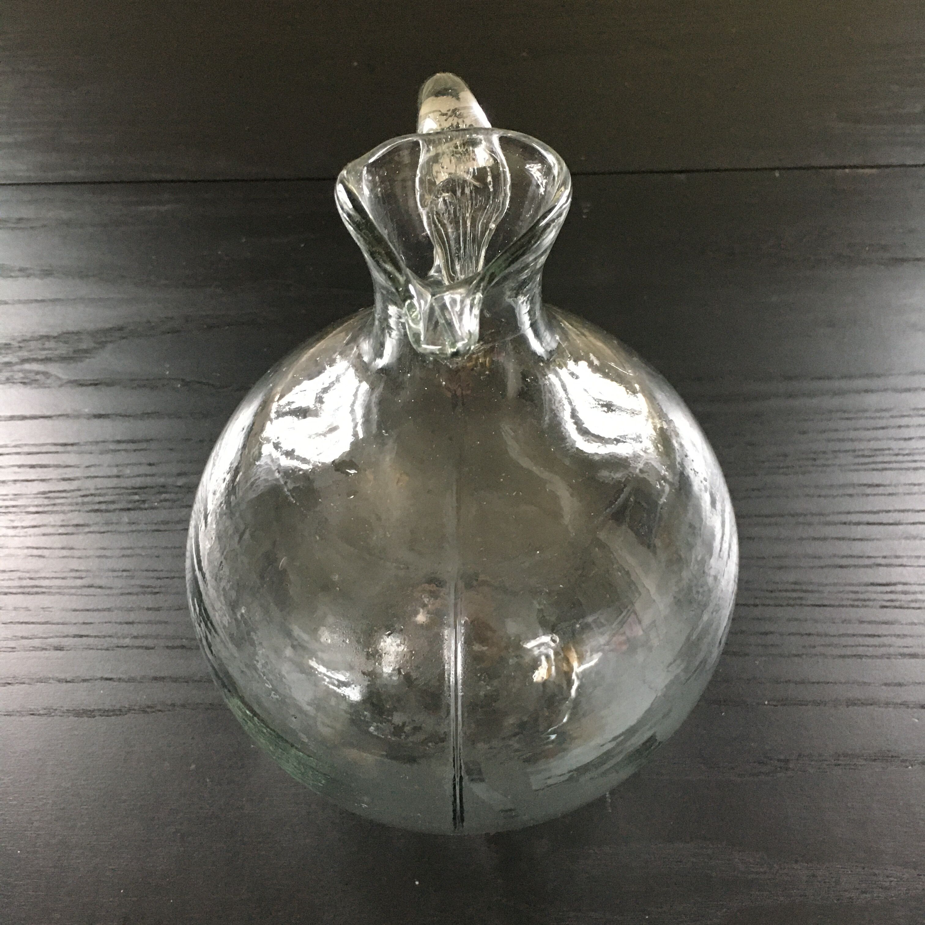 Pichet ancien verre épais