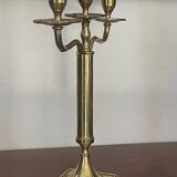 Paire de chandeliers en laiton