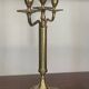 Pair of brass candlesticks
