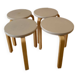 Tabourets Alvar Aalto « 60 »