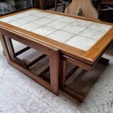 Scandinavian trundle coffee table