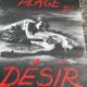 Old movie poster the beach of desire vintage cinema