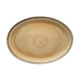 Vintage dish in earthenware of Sarreguemines imitation sandstone