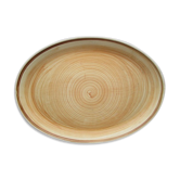 Vintage dish in earthenware of Sarreguemines imitation sandstone