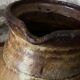 Enamelled stoneware water pot