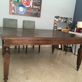 Solid wood dining table