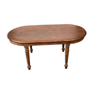 table basse ovale vintage