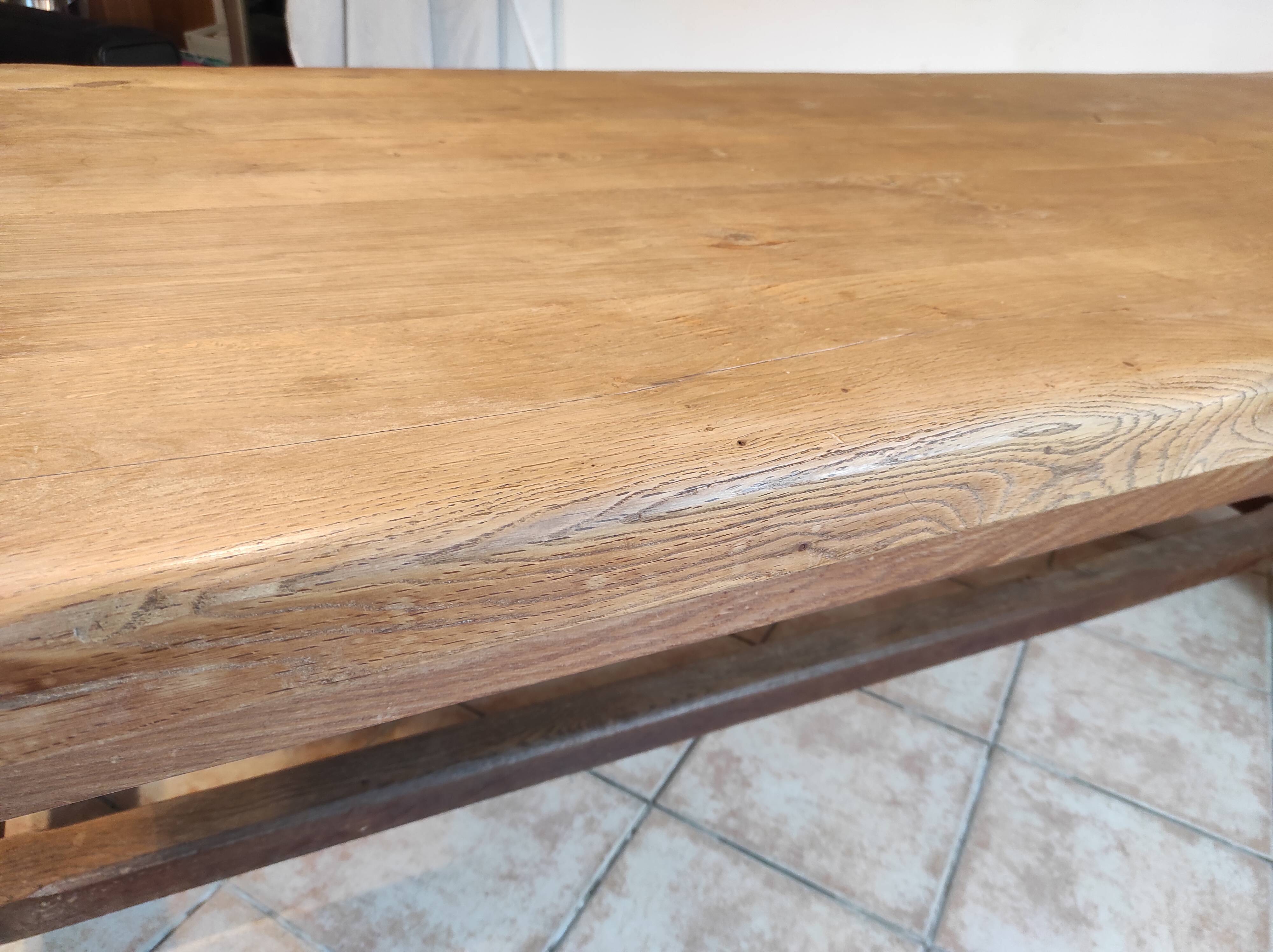 Oak farmhouse table
