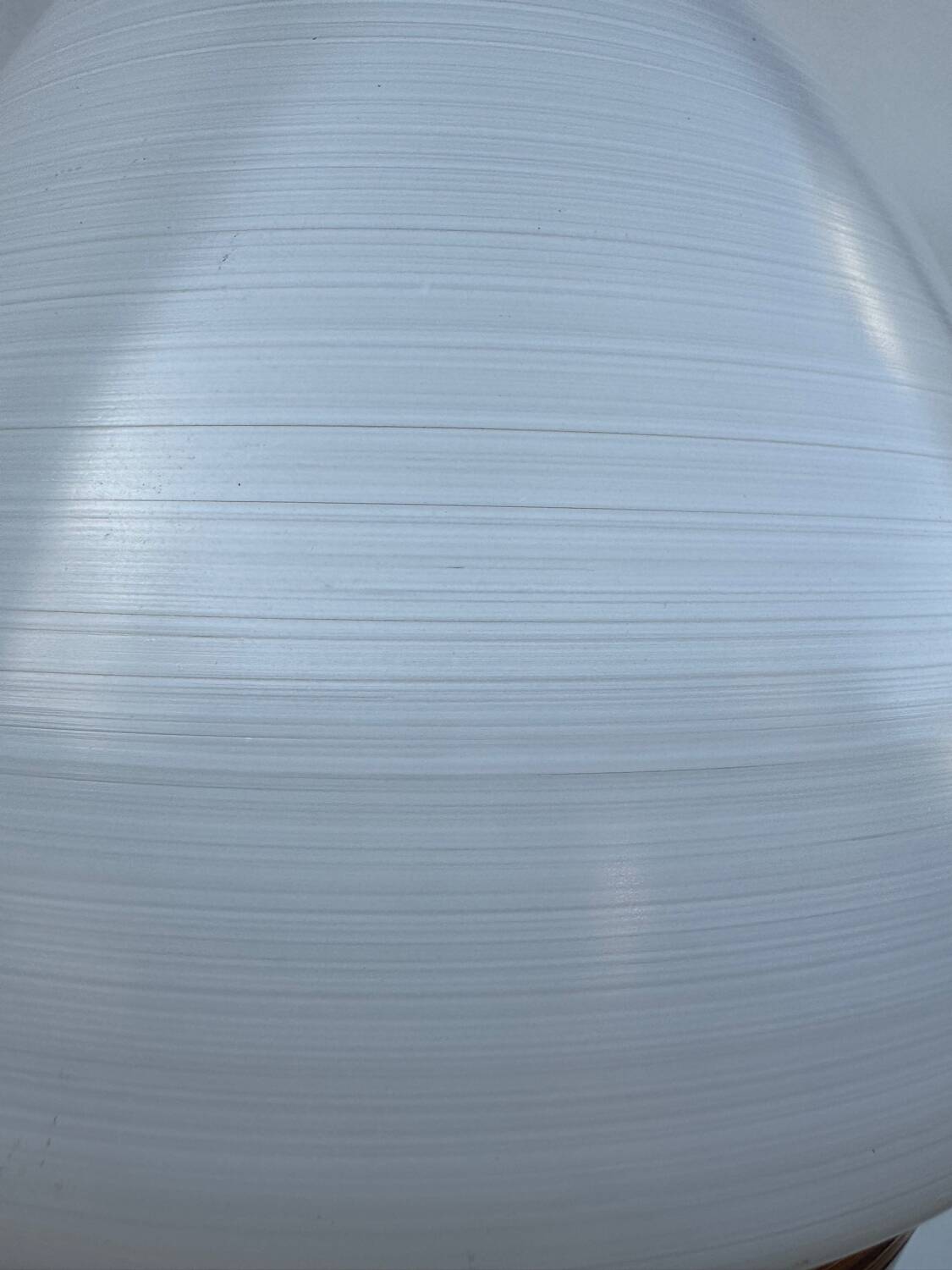 Scandinavian-style glass pendant light from the 1960s