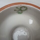 Covered pot in earthenware
