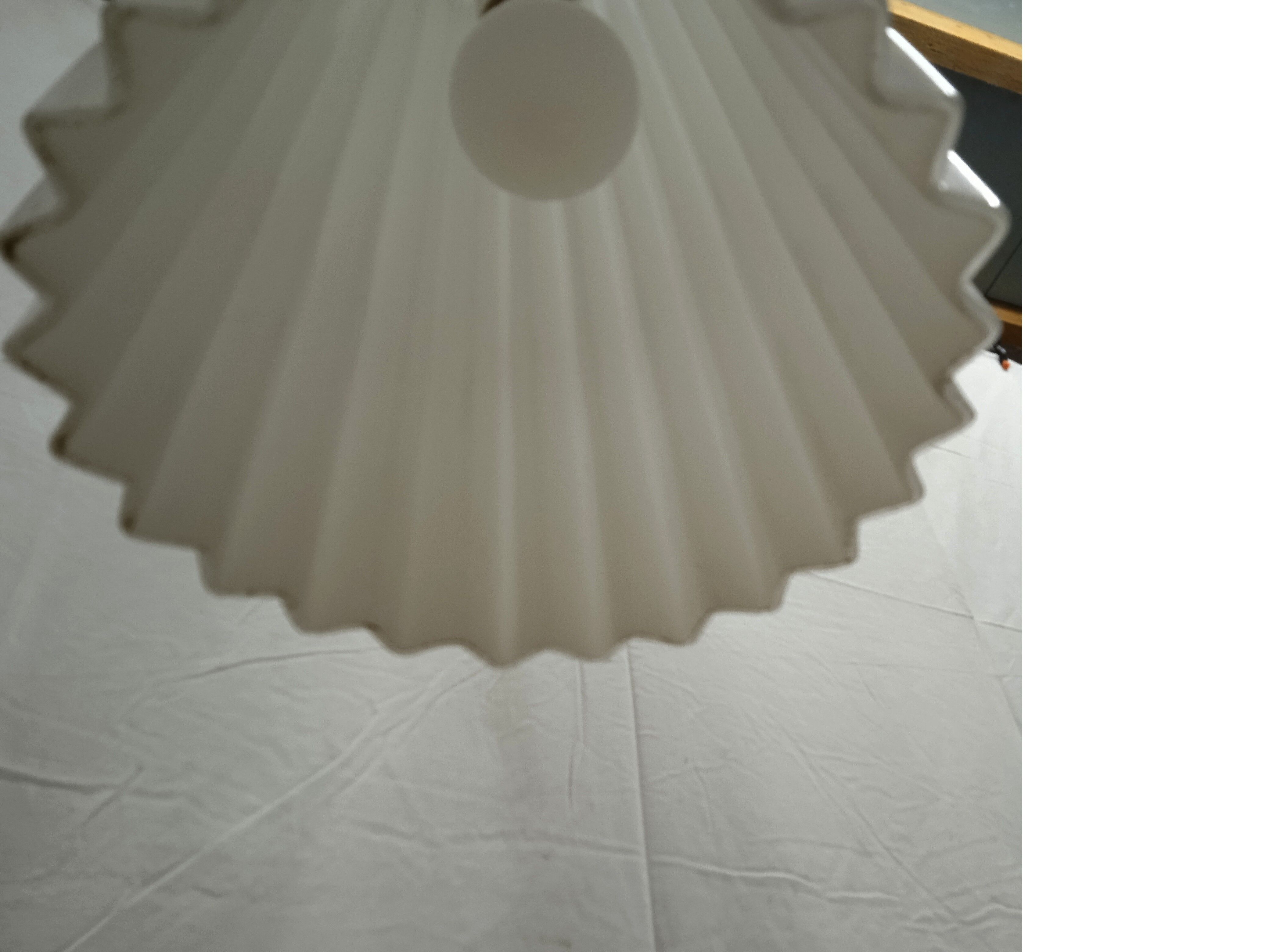 Scandinavian opaline hanging lamp