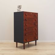 Teak chest of drawers, Danish design, 1970s, production: Denmark