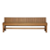 Dutch Traditionalist oak bench, Delft School. 1920s