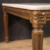 Table basse avec plateau en marbre, 20e siècle