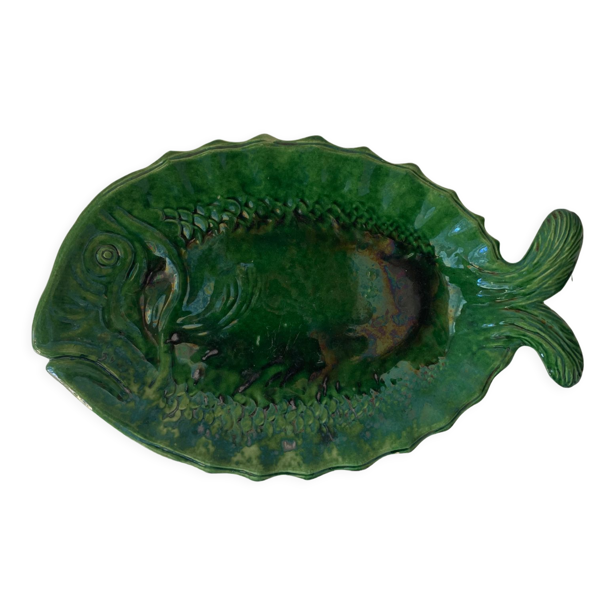 Ceramic fish dish Vallauris