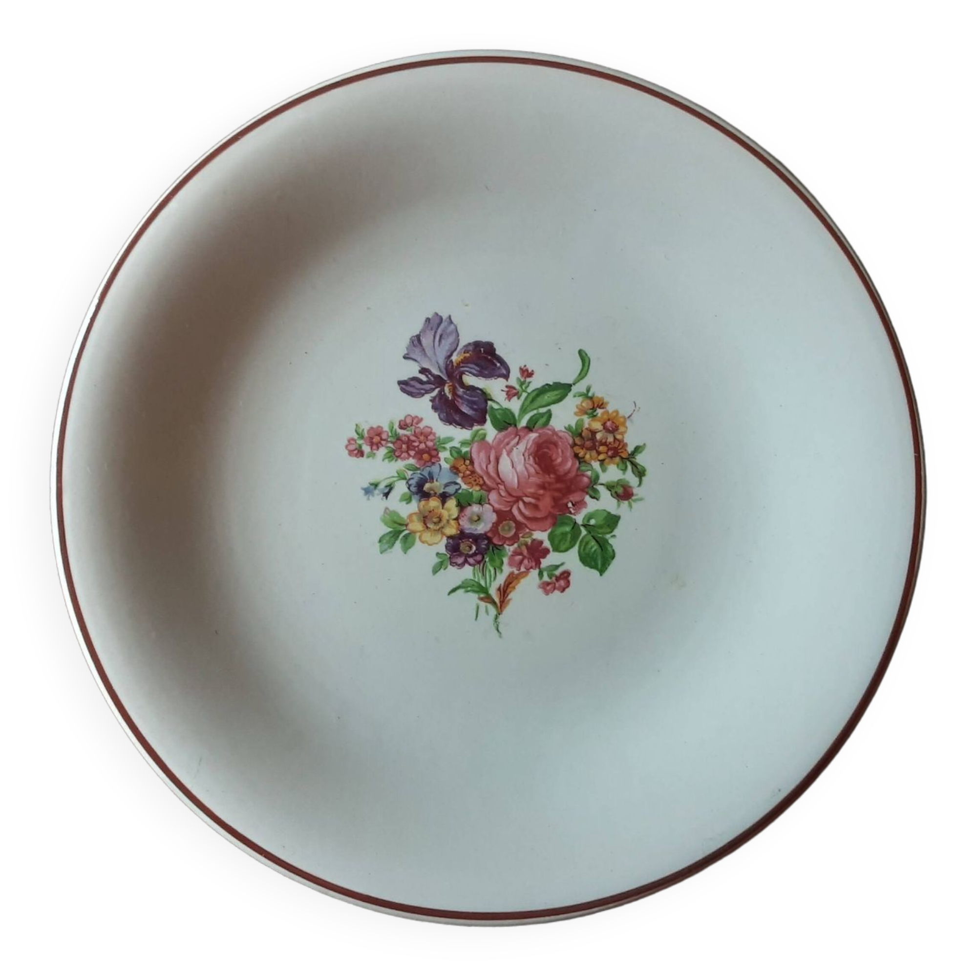 Set of 10 dessert plates. Salins