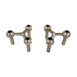 Pair of adjustable candlesticks