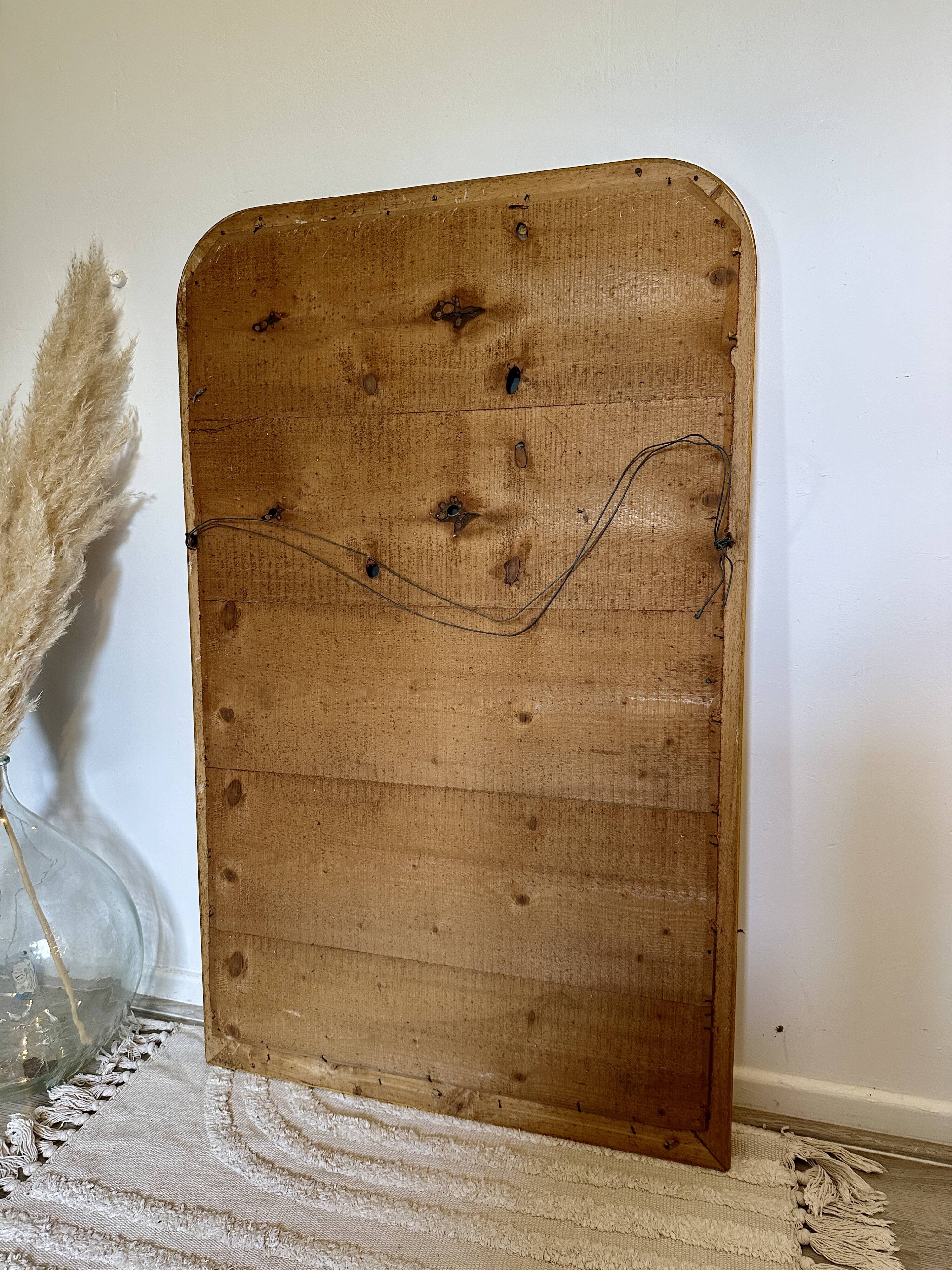 Antique gold leaf mirror