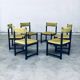 Mid-Century Modern Dining Chair Set by J. Batenburg for Mi, Belgium 1969, Set of 6