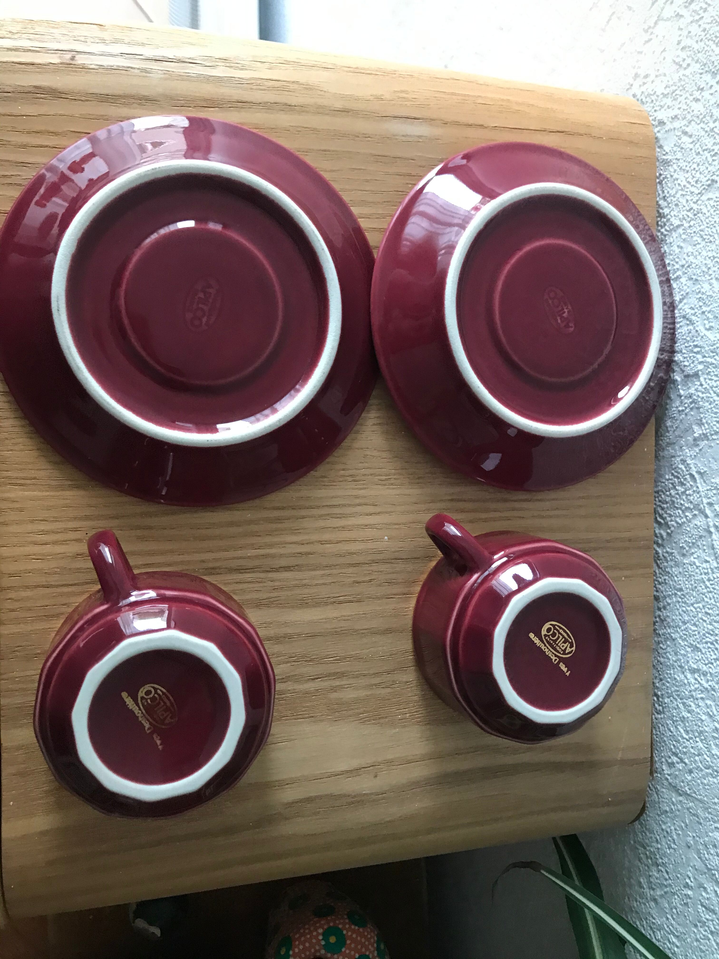 2 cups Apilco bistro coffee