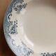 Vintage hollow plate Lavallière - Moulin des Loups - Floral rim