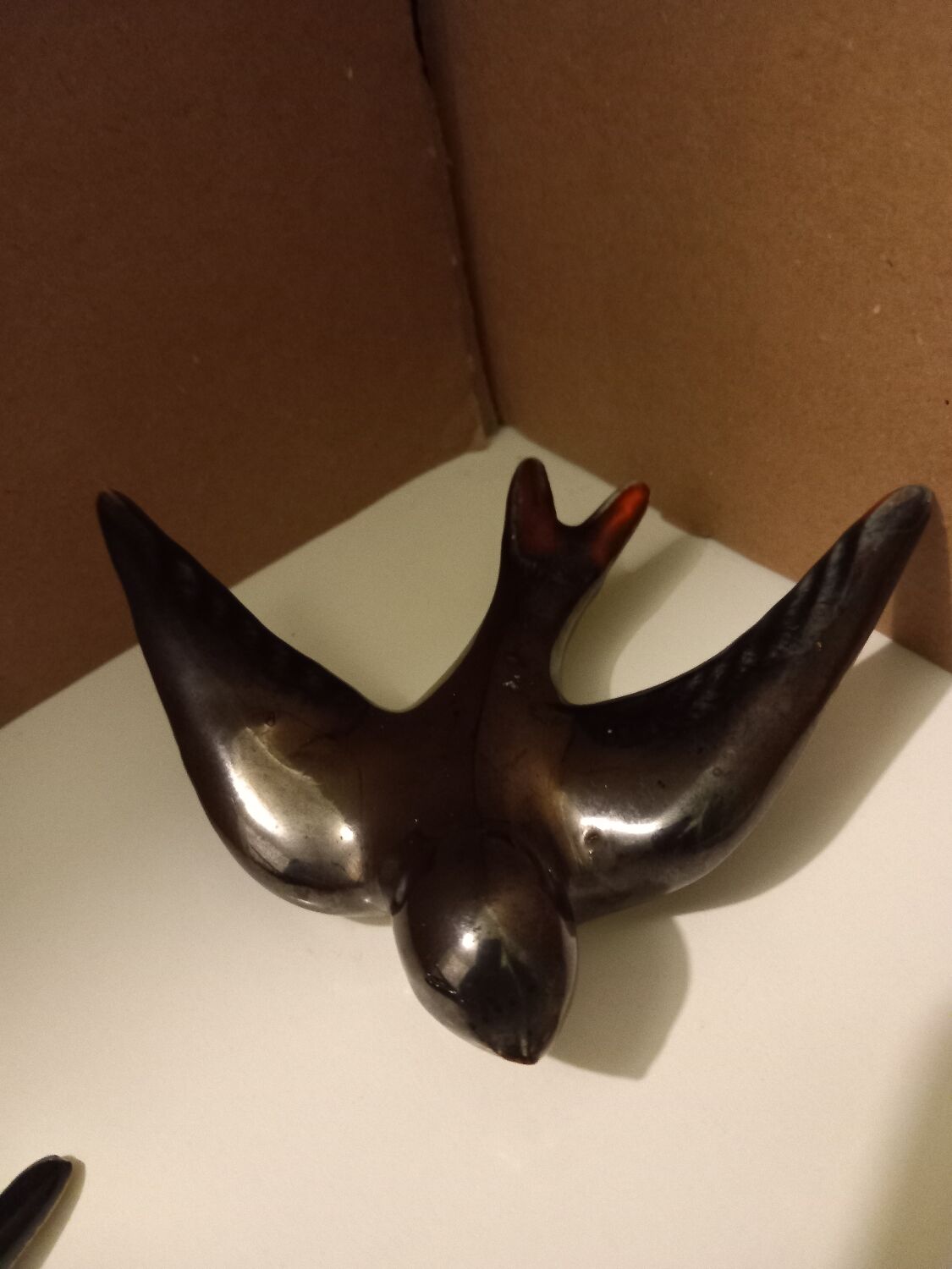 3 wall swallows earthenware Vallauris