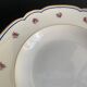 4 soup plates in Paris porcelain, "A la Reine" model, 1890, Damo