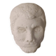 Plaster head of a man