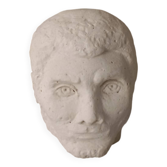 Plaster man's head