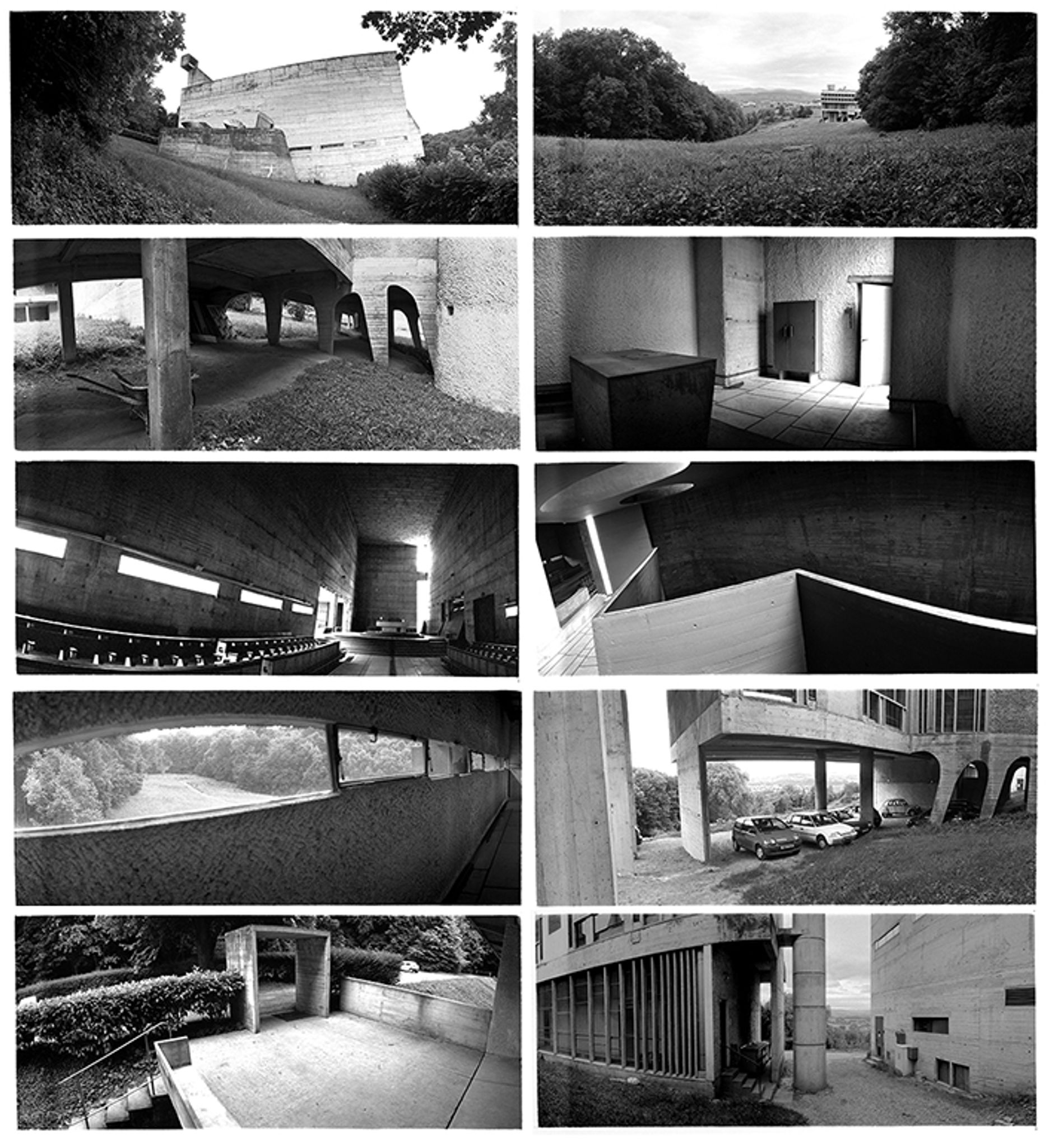 Couvent de la tourette Le corbusier Le Narthex