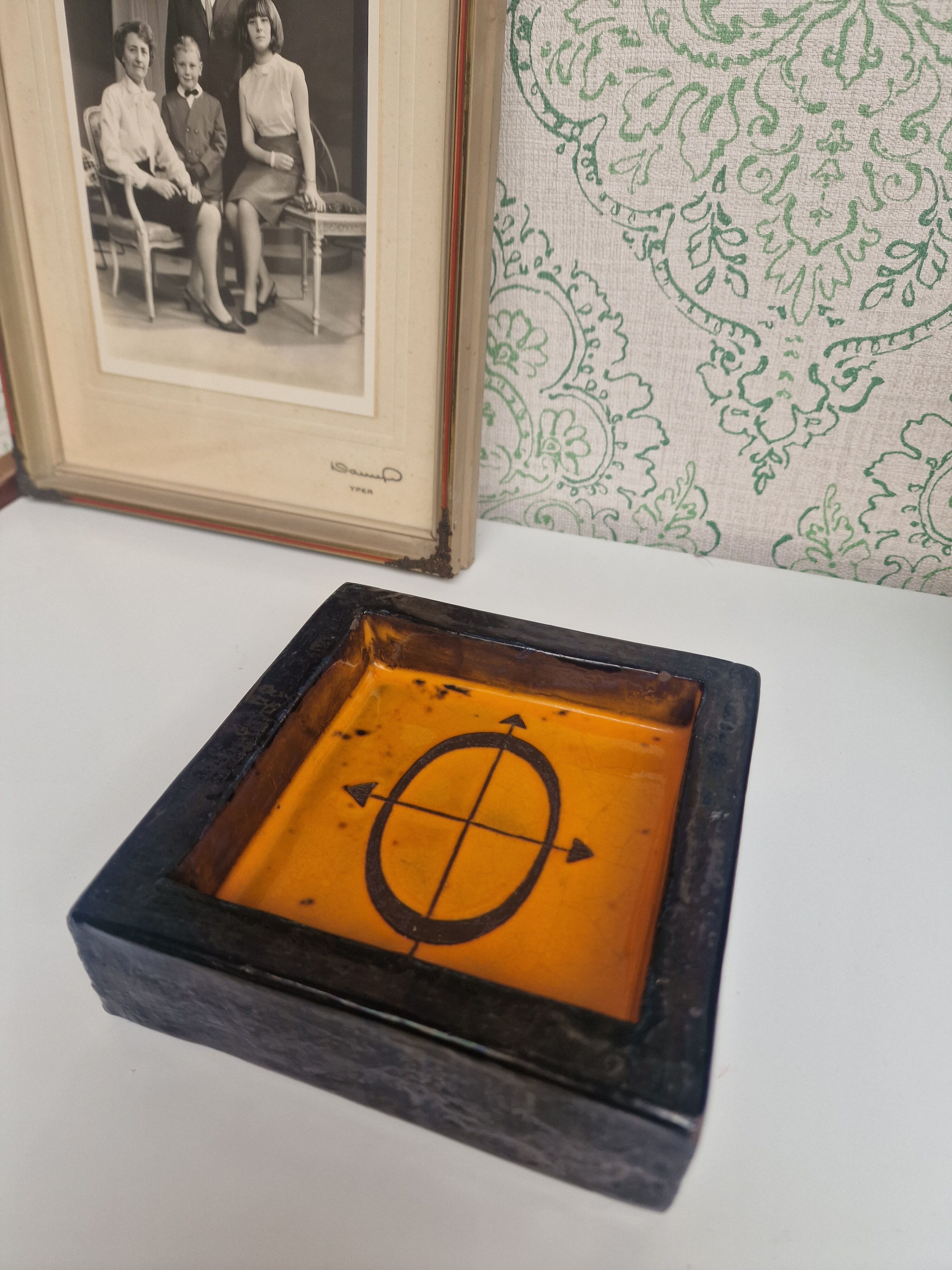 Ceramic ashtray Atelier Berlaimont Antwerp 1960 1970