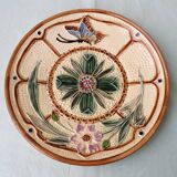 Assiette en barbotine