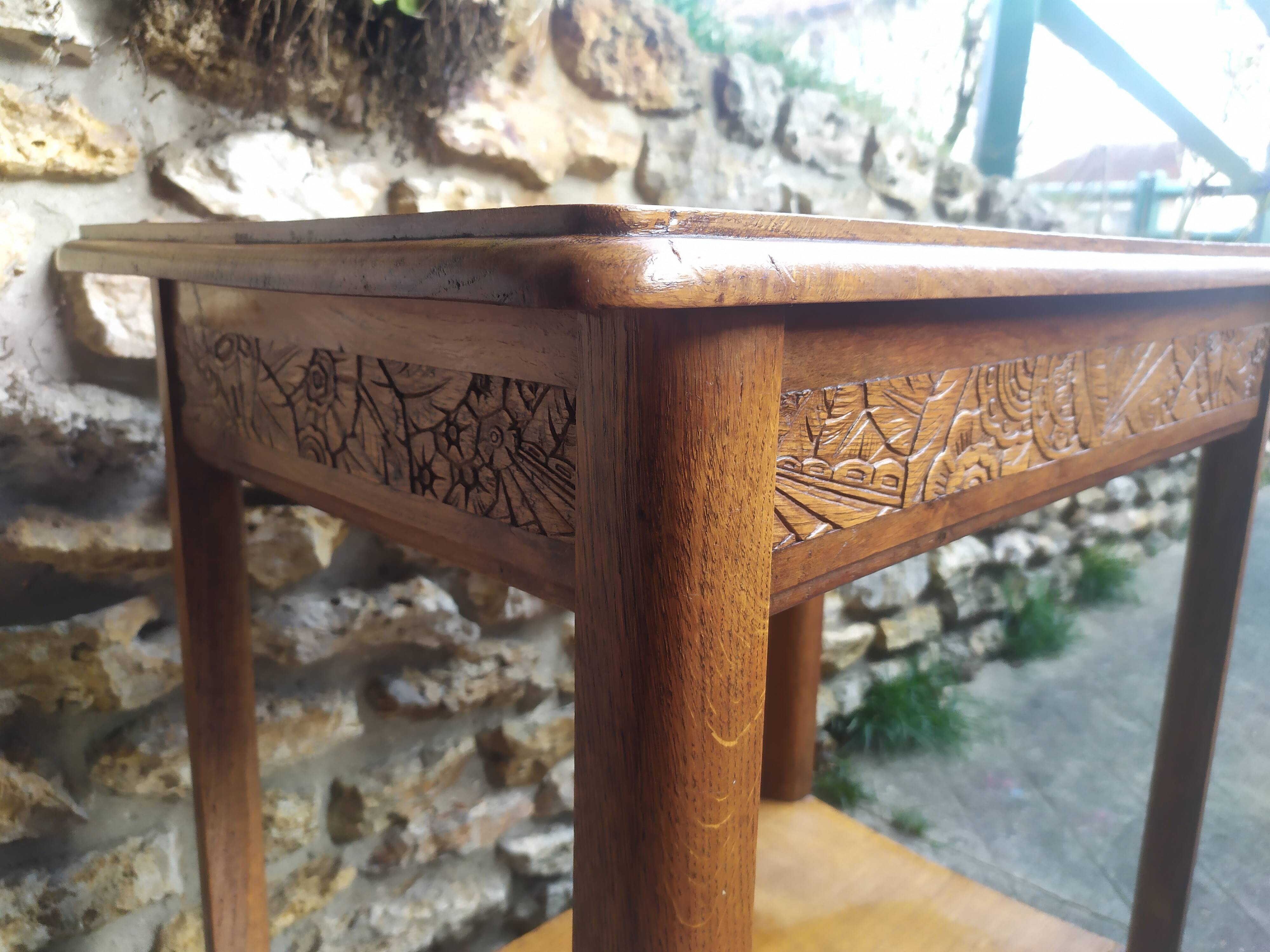 Small table where serves