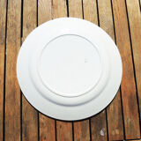 Old ceramic plate badonviller – black & yellow pattern