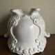 Moustiers Lallier white earthenware floor planter D30cm