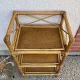Vintage rattan shelf