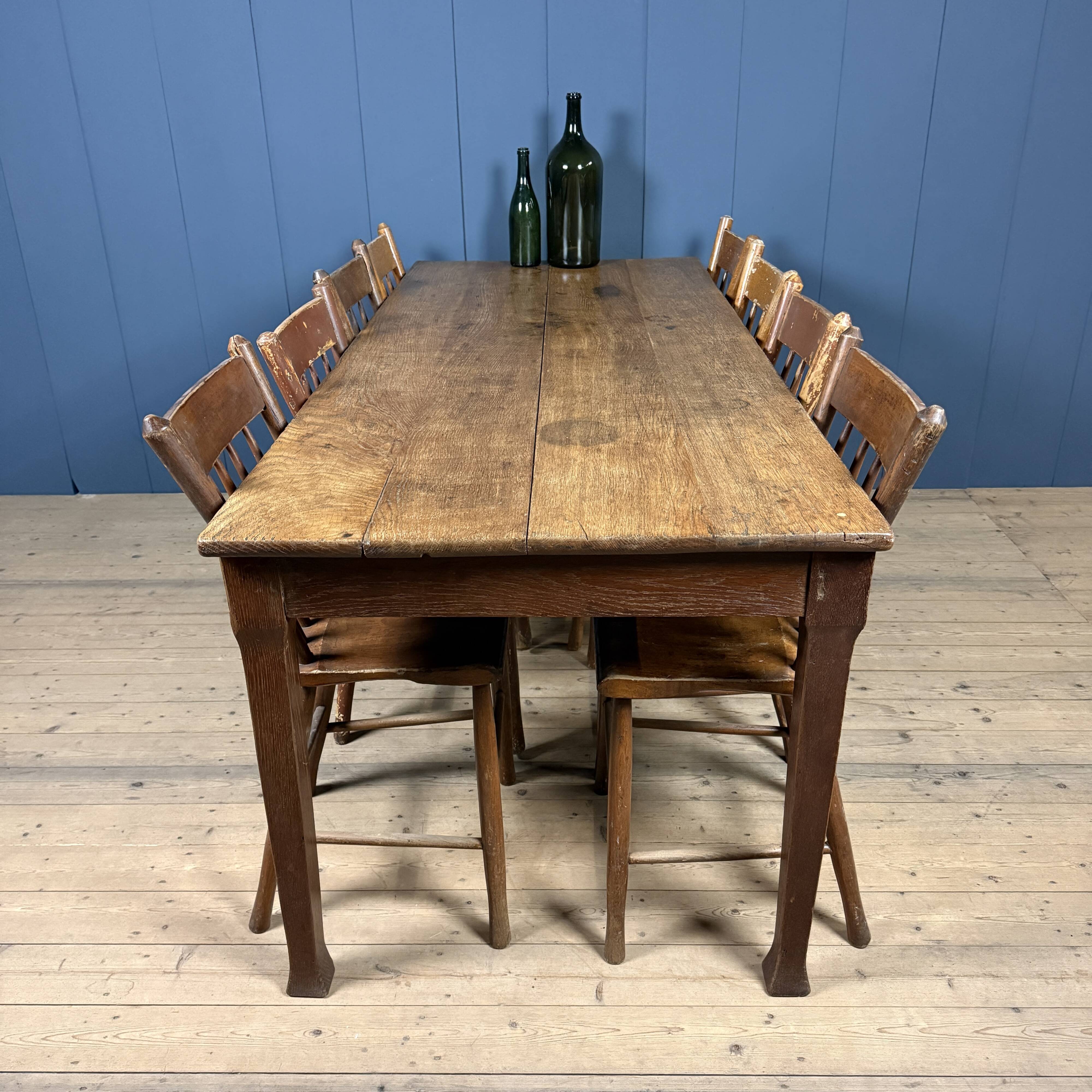 German oak coffee table