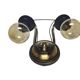 Art Nouveau two-armed wall lamp, Poland, 1970s