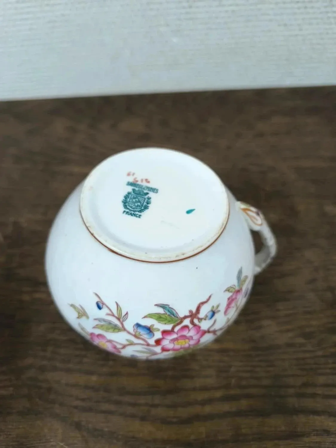 Pot à lait, crémier Sarreguemines Minton 215