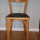 2 chaises Baumann N°19 hêtre clair skai noir